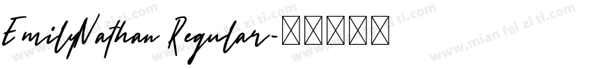 EmilyNathan Regular字体转换